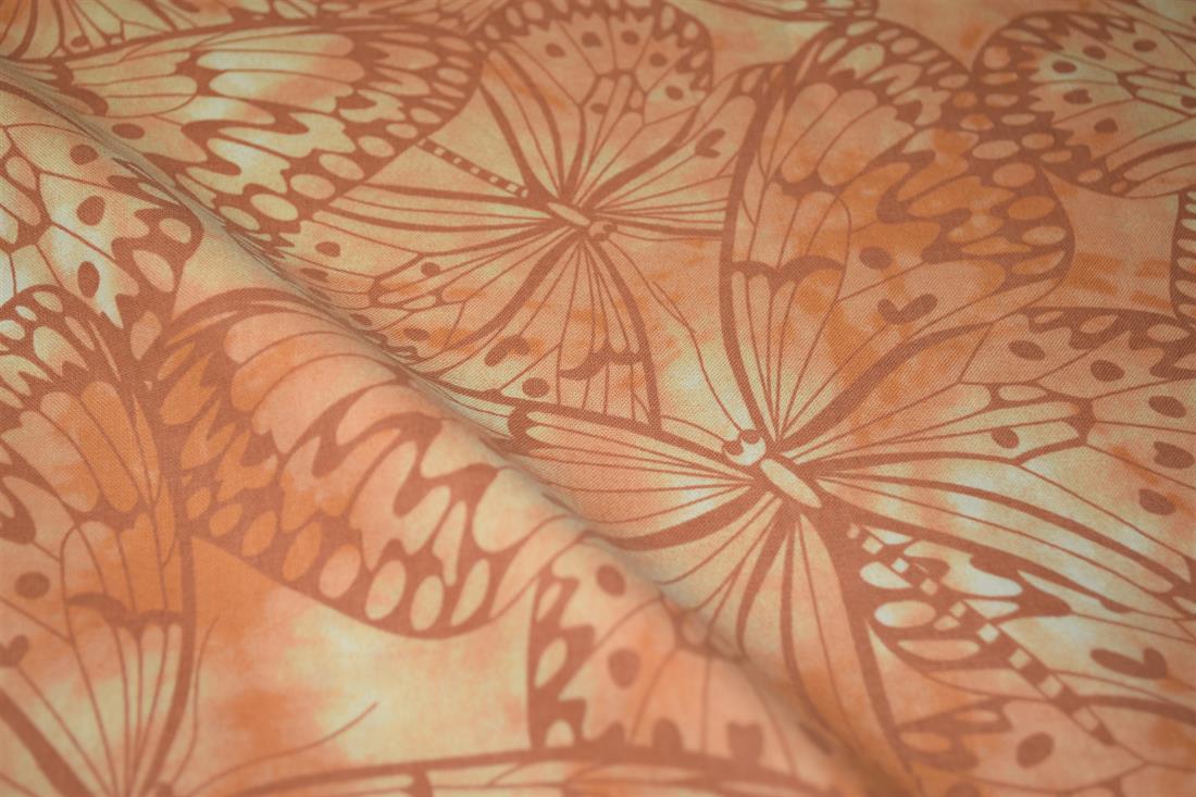 100% Cotton Quilting Fabric, Butterfly Print Desing