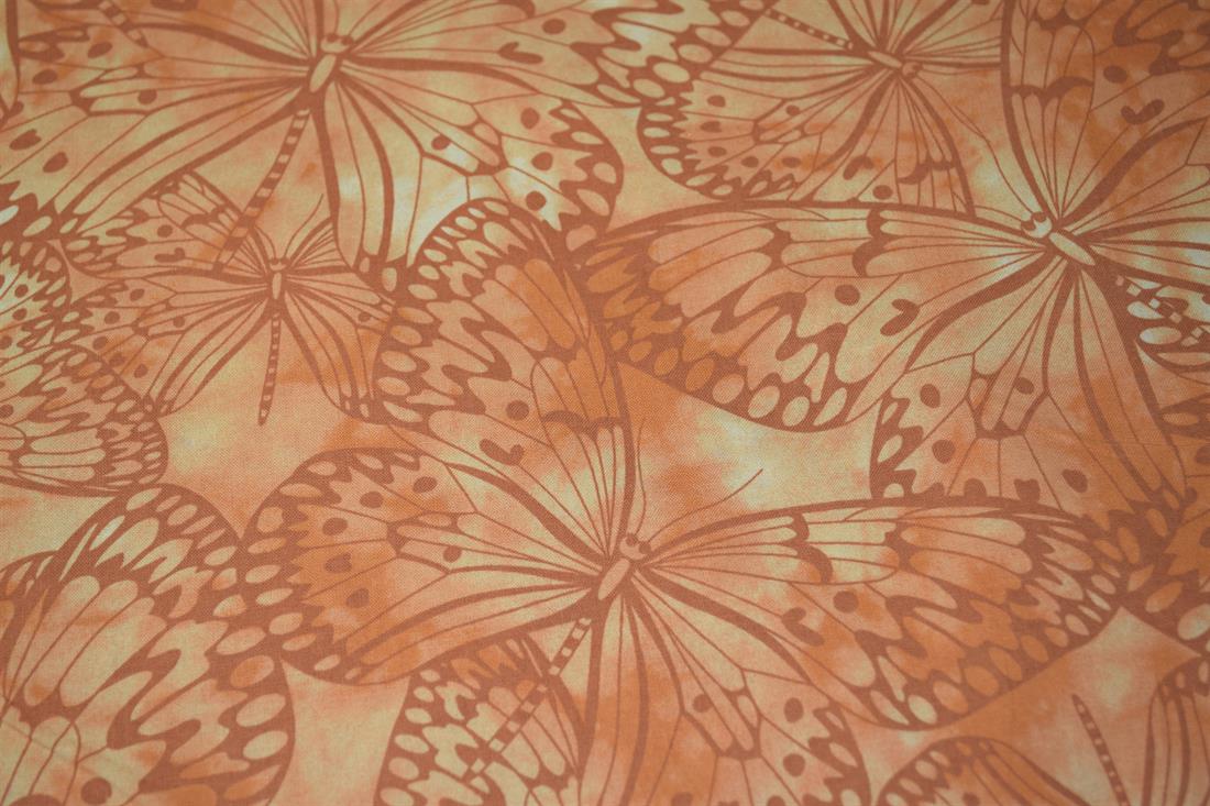 100% Cotton Quilting Fabric, Butterfly Print Desing
