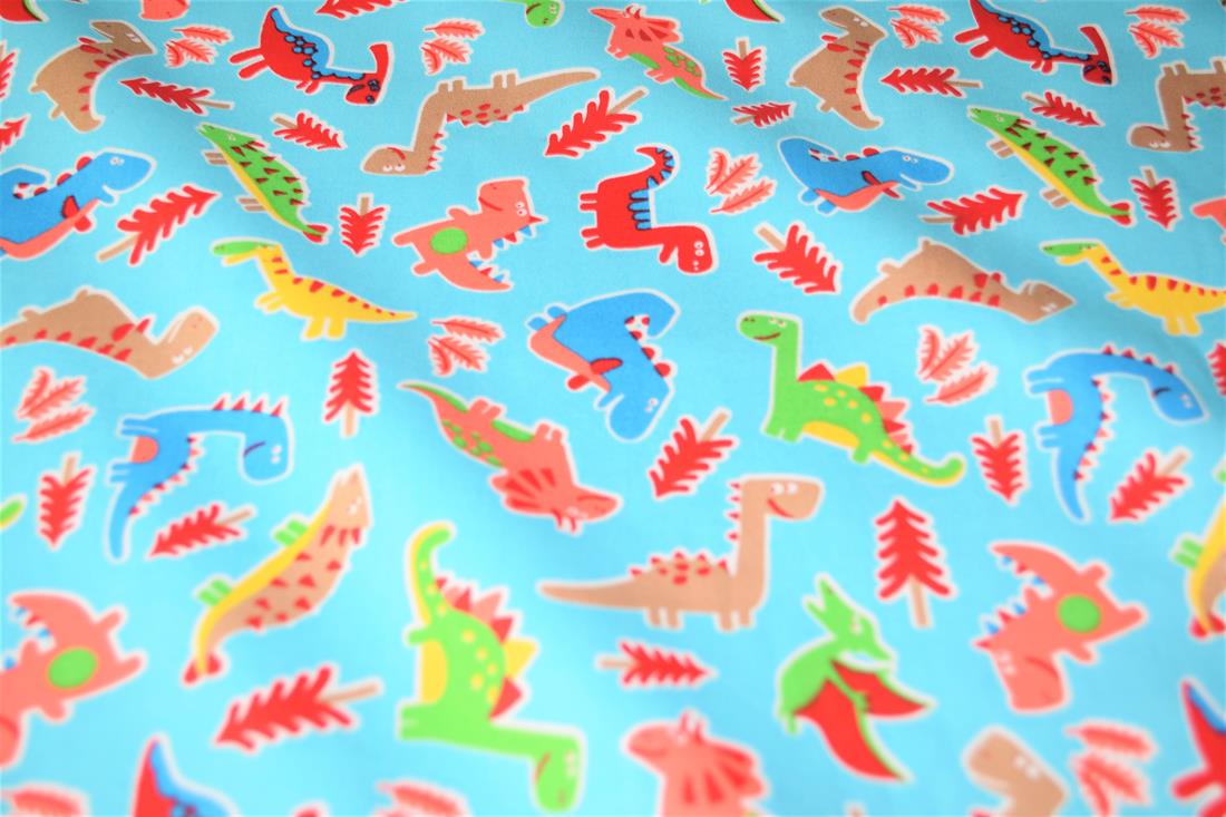 Dinosaurs print Cotton Fabric