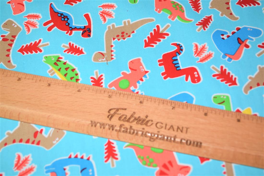 Dinosaurs print Cotton Fabric