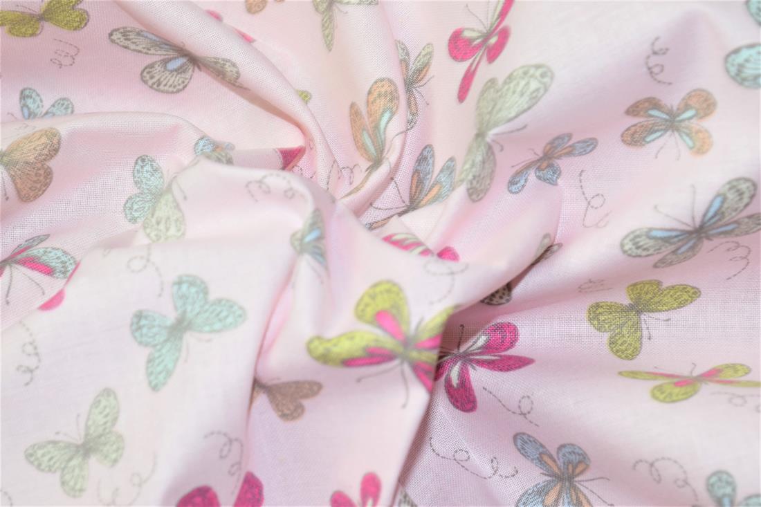 Woodland Butterflies Printed 100% Cotton Butterfly Fabric