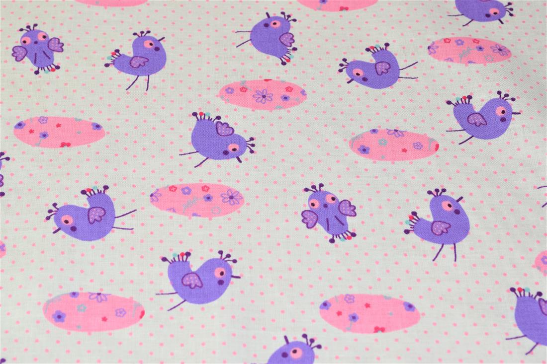 White & Pink Chick/ Easter print