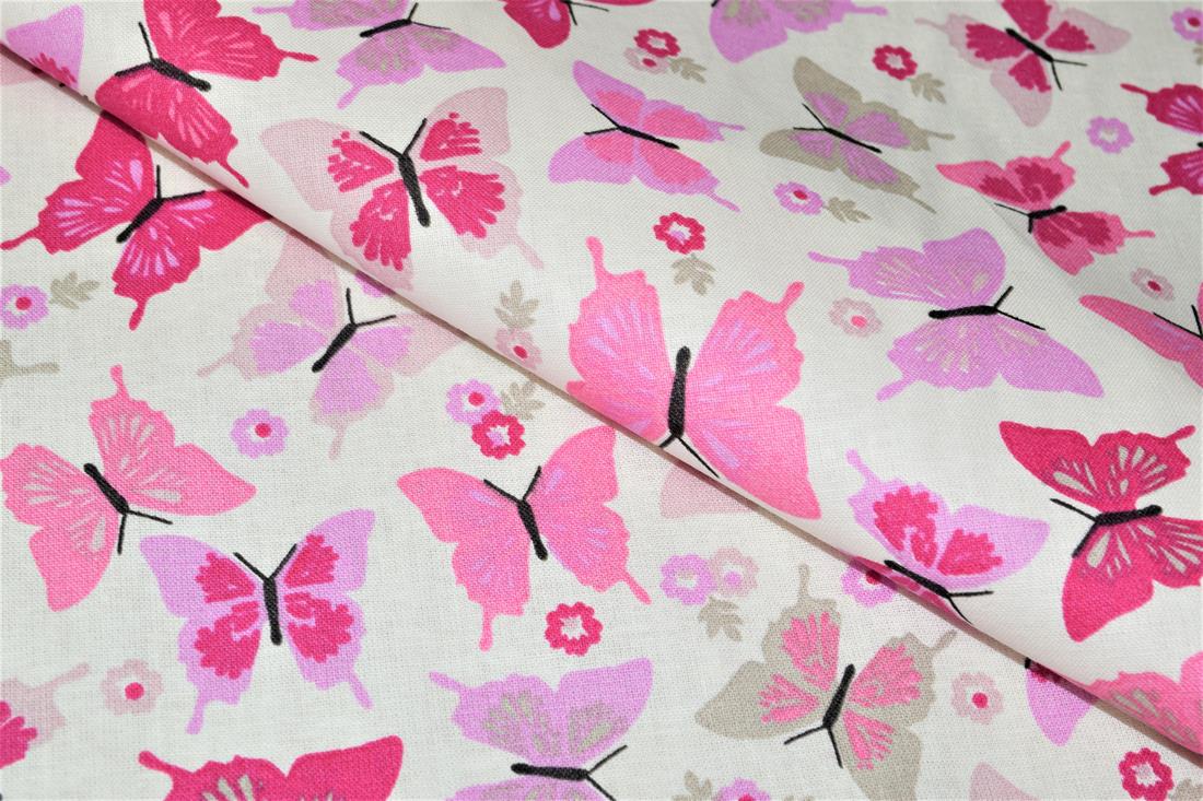 Butterflies 100% cotton