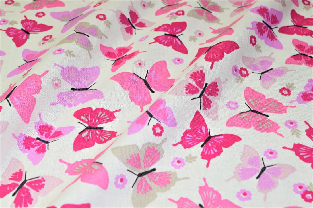 Butterflies 100% cotton