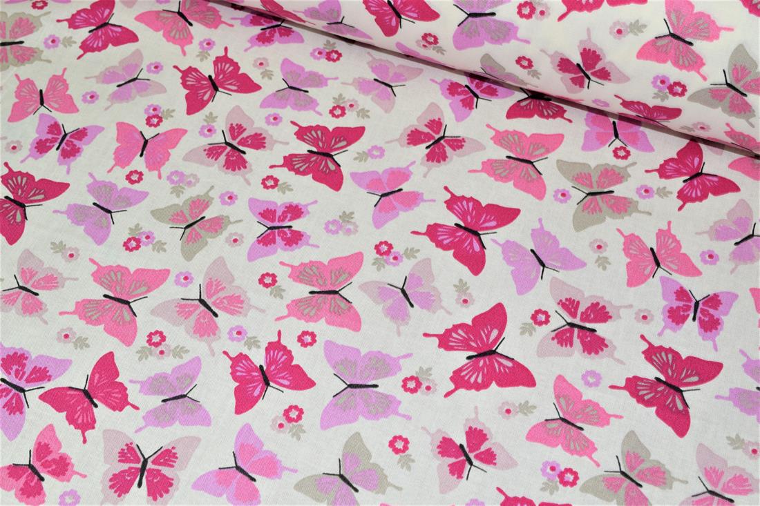 Butterflies 100% cotton