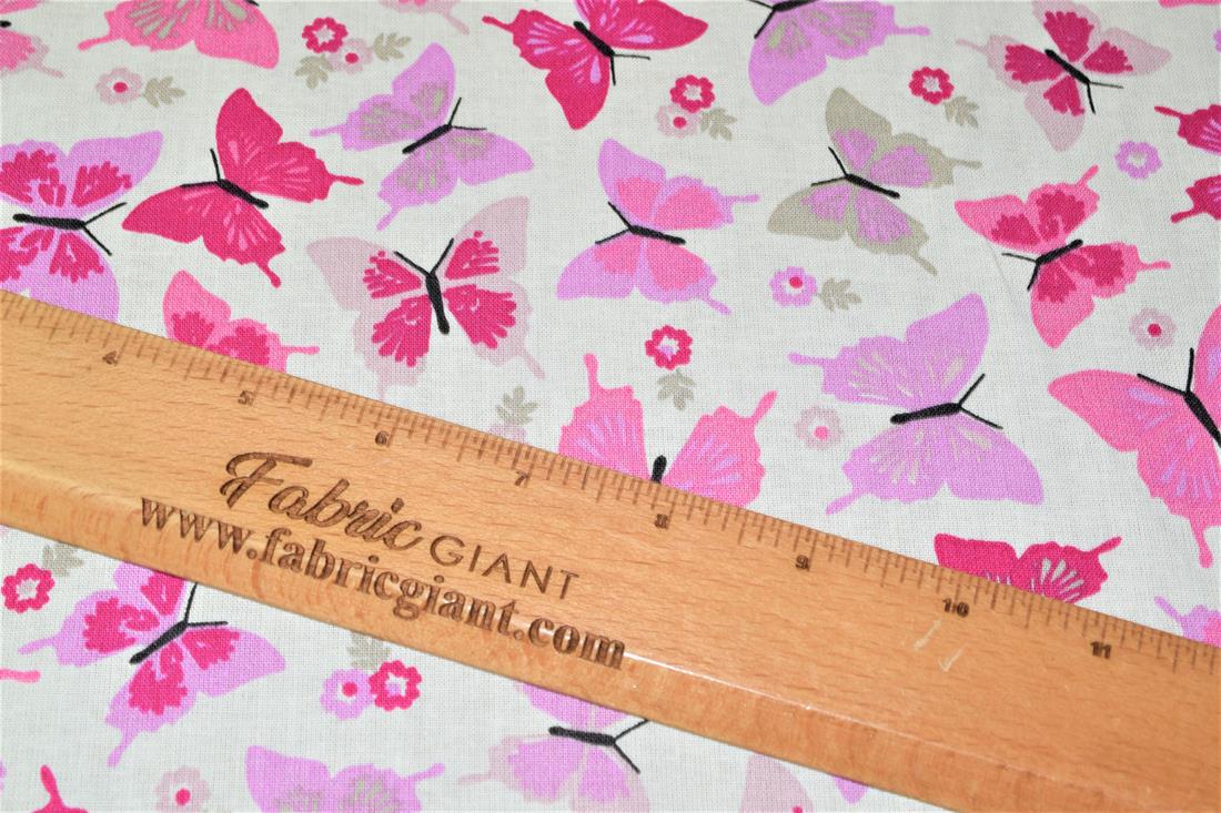 Butterflies 100% cotton