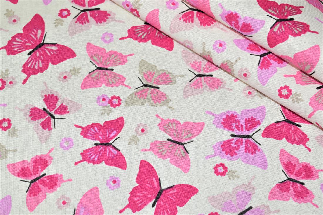 Butterflies 100% cotton
