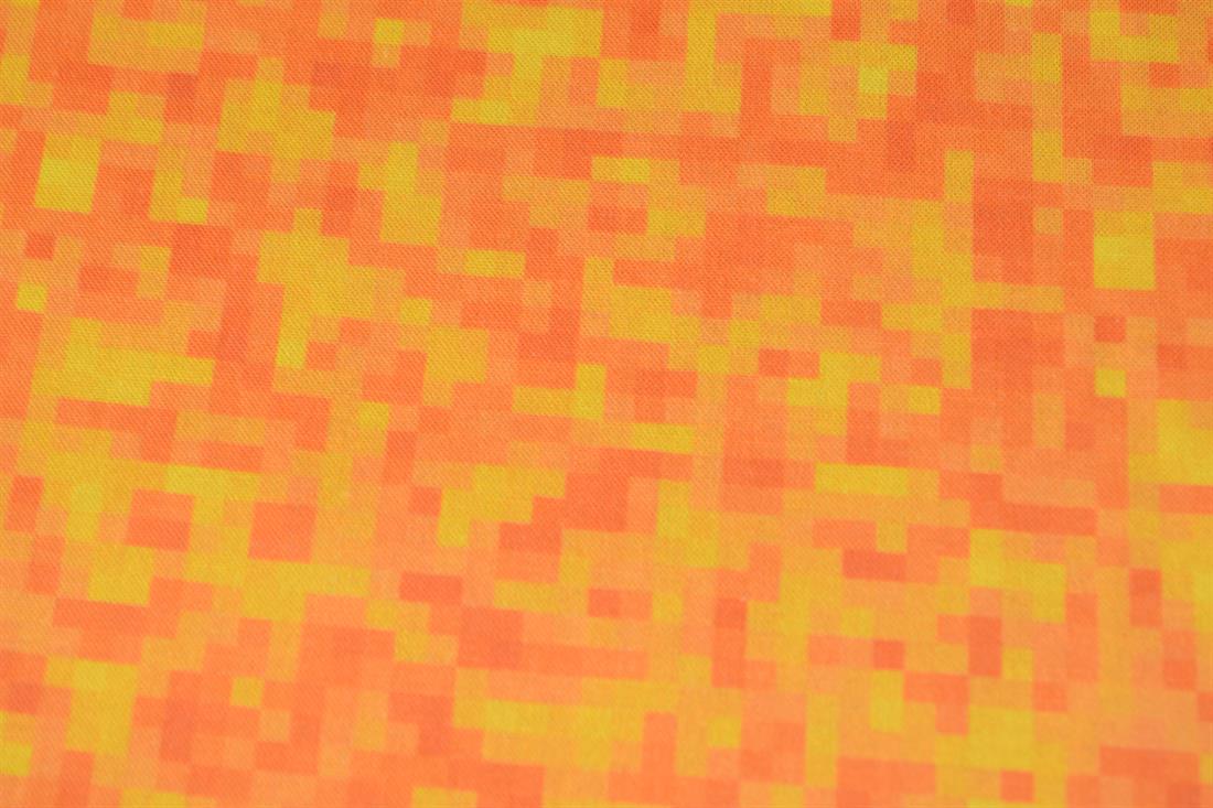 Minecraft Block Design Cotton Fabric