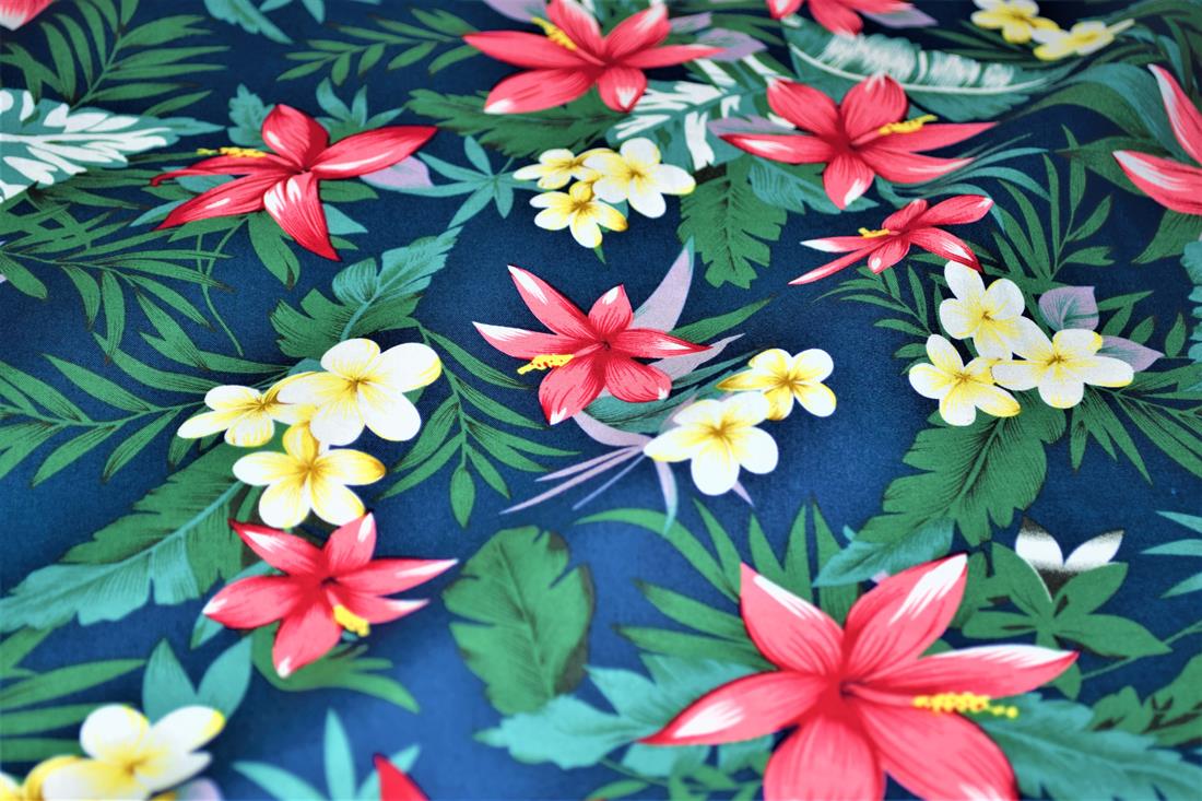 Printed 100% Cotton Leaves Fabric