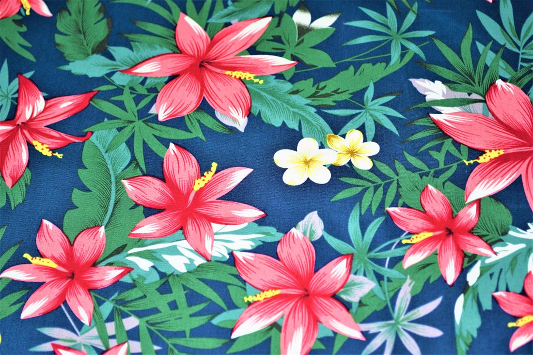 Printed 100% Cotton Leaves Fabric