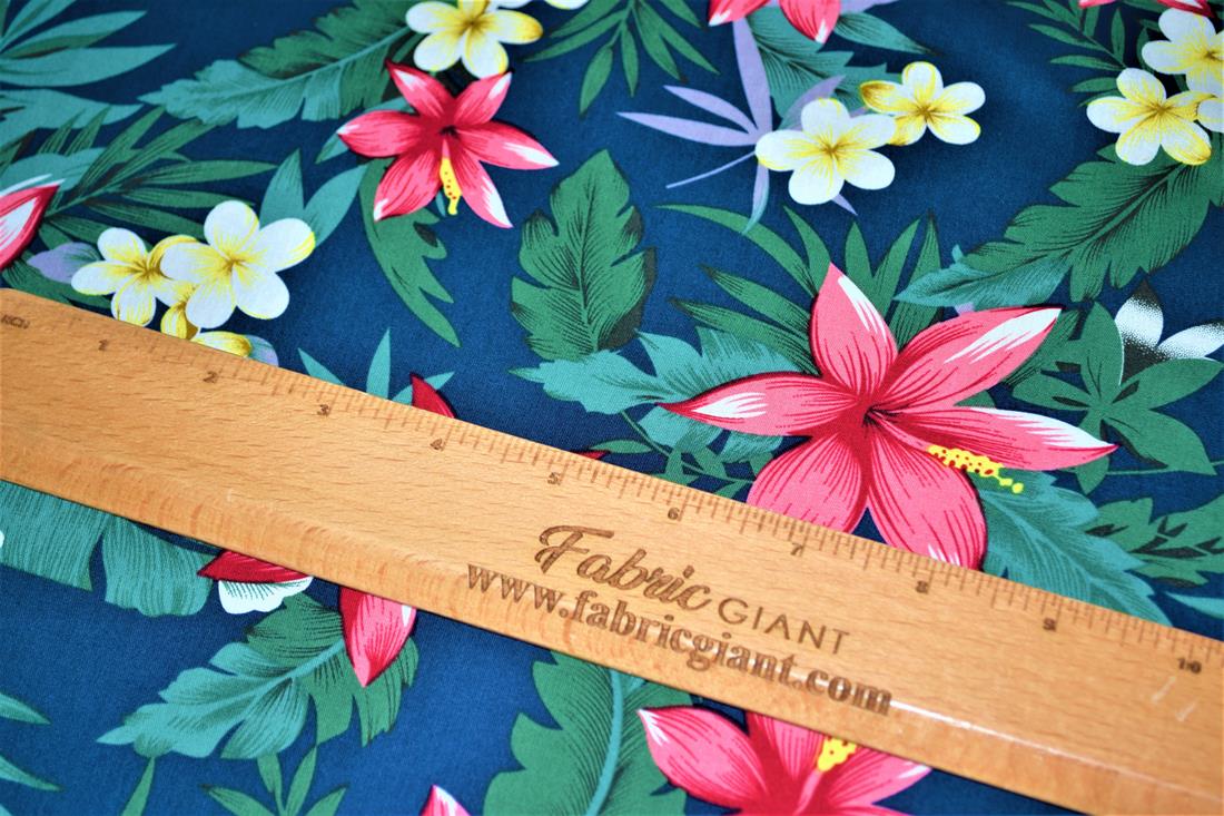Printed 100% Cotton Leaves Fabric