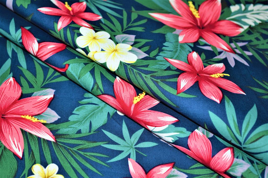 Printed 100% Cotton Leaves Fabric