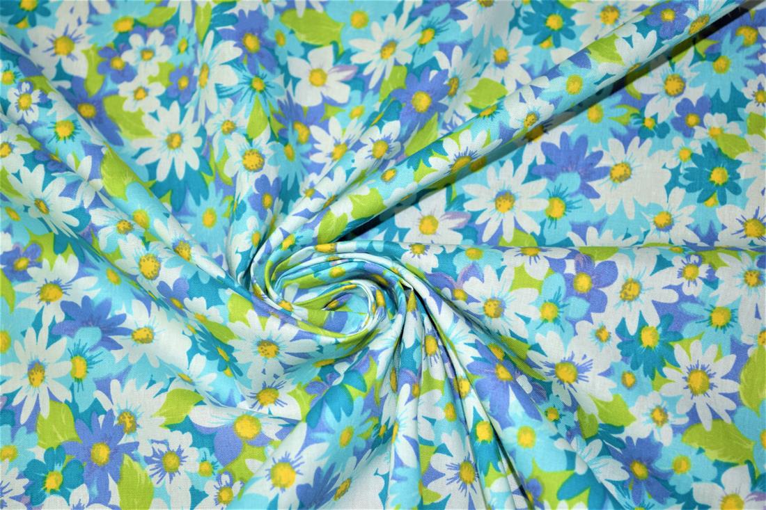 Printed 100% Cotton Flower Fabric