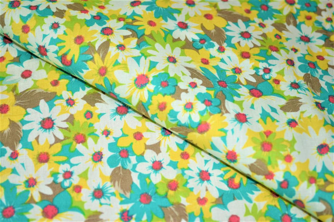 Printed 100% Cotton Flower Fabric