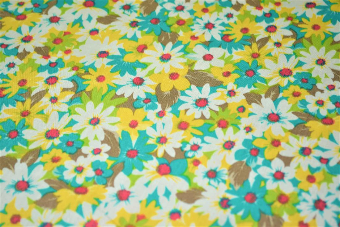 Printed 100% Cotton Flower Fabric