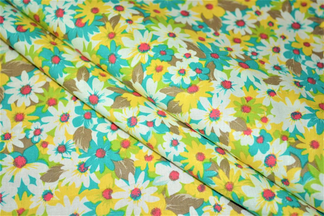 Printed 100% Cotton Flower Fabric