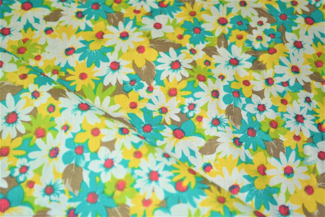 Printed 100% Cotton Flower Fabric