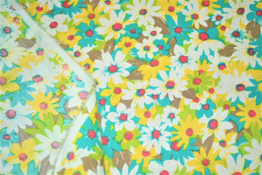 Printed 100% Cotton Flower Fabric