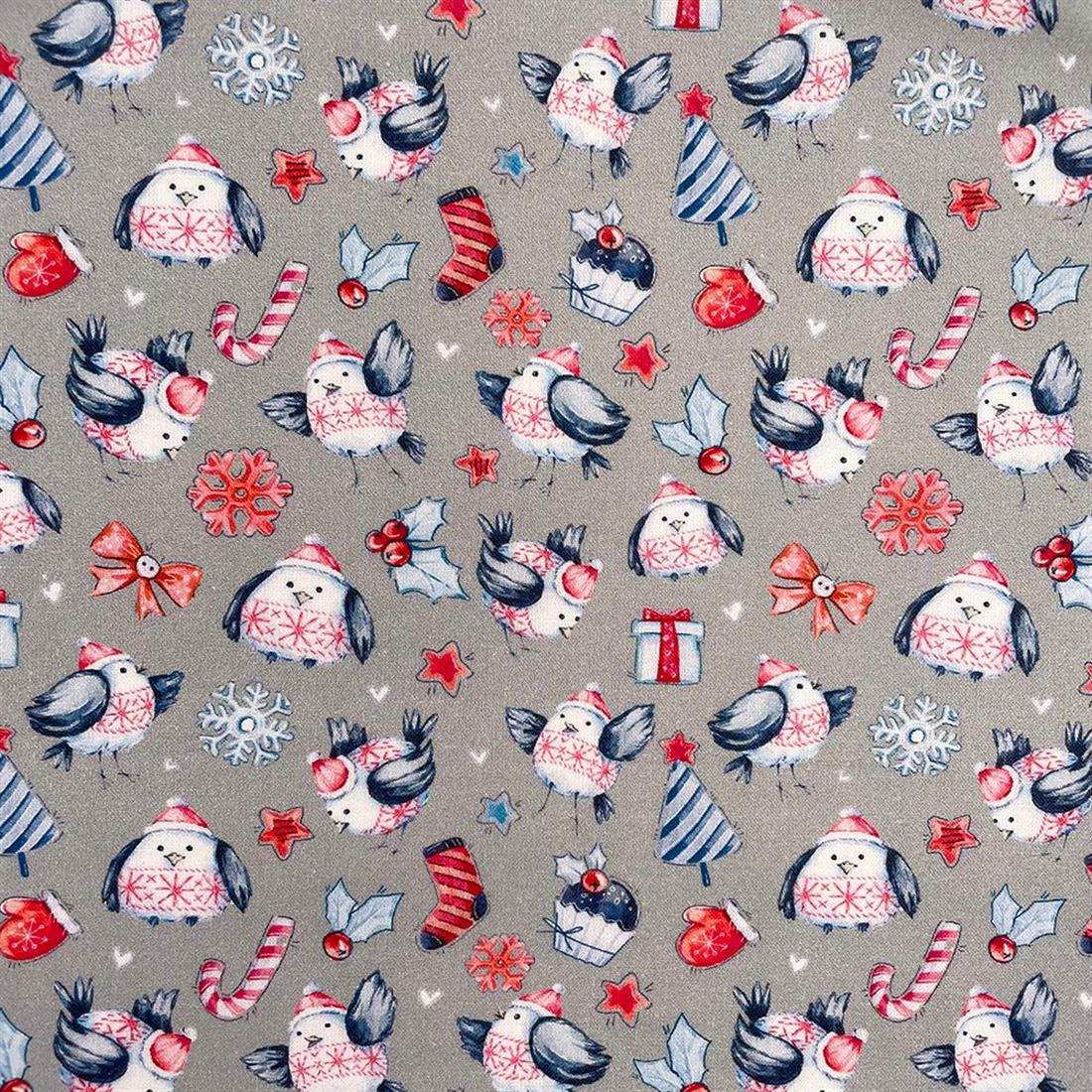 Christmas Robbin Fabric