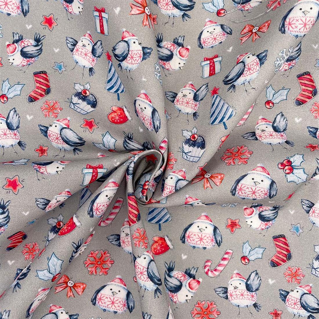 Christmas Robbin Fabric