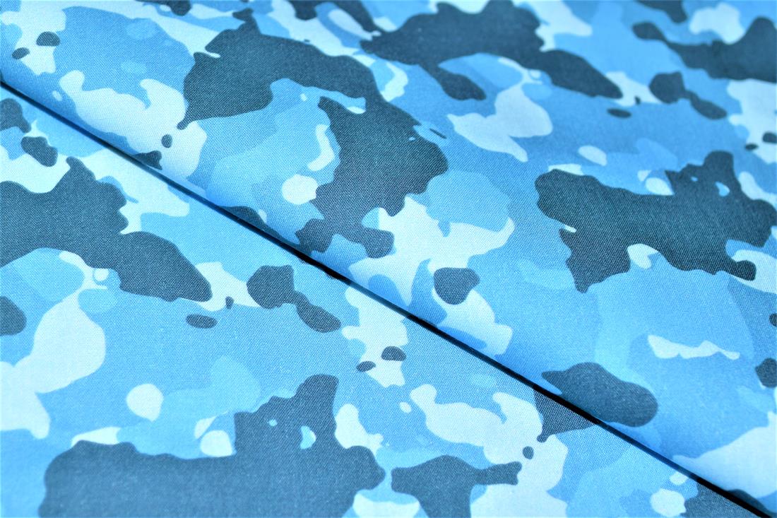 Colourful Camouflage Camo Printed 100% Cotton 140Cm Wide Fabric