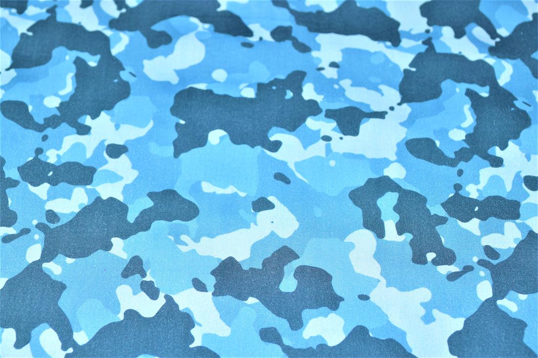 Colourful Camouflage Camo Printed 100% Cotton 140Cm Wide Fabric