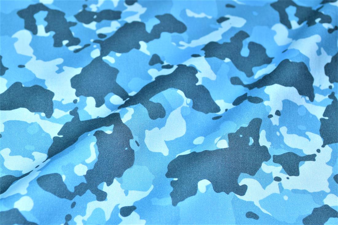 Colourful Camouflage Camo Printed 100% Cotton 140Cm Wide Fabric
