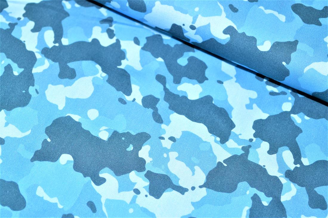 Colourful Camouflage Camo Printed 100% Cotton 140Cm Wide Fabric