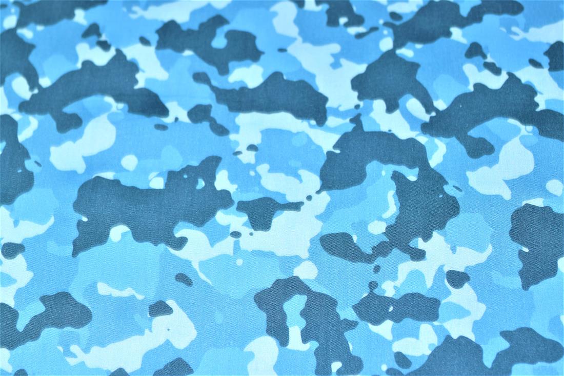 Colourful Camouflage Camo Printed 100% Cotton 140Cm Wide Fabric
