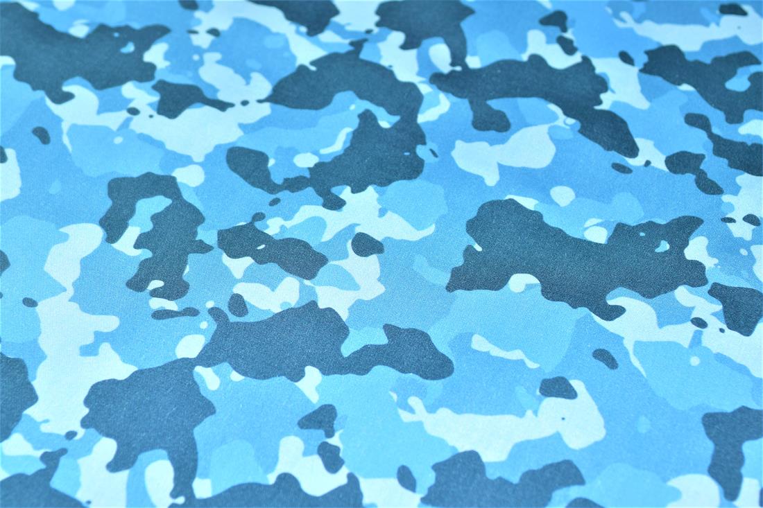 Colourful Camouflage Camo Printed 100% Cotton 140Cm Wide Fabric
