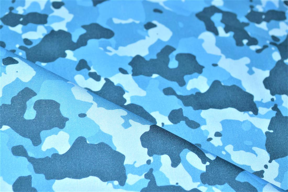 Colourful Camouflage Camo Printed 100% Cotton 140Cm Wide Fabric