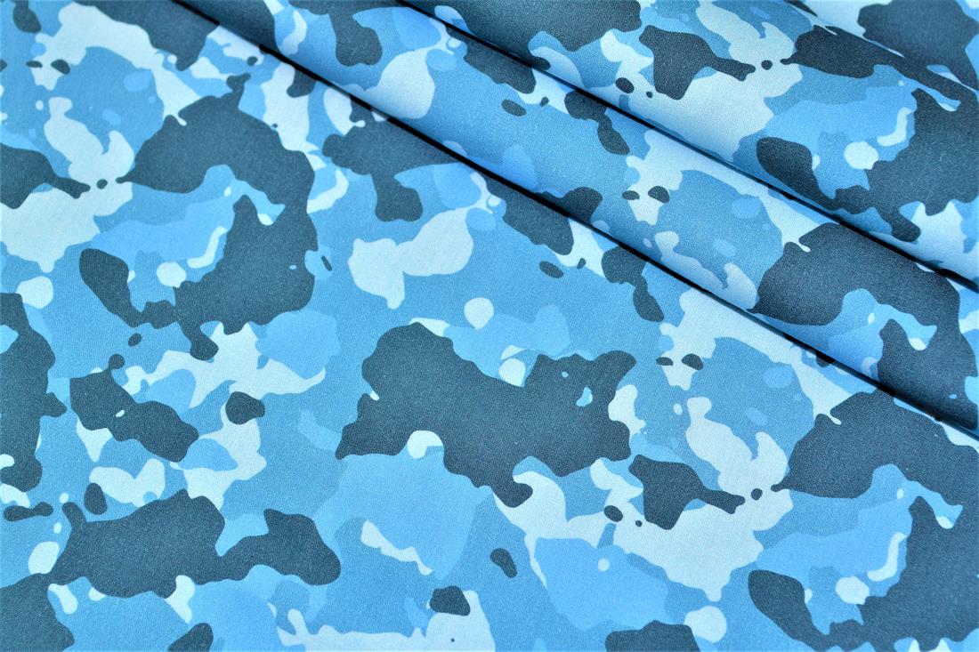 Colourful Camouflage Camo Printed 100% Cotton 140Cm Wide Fabric