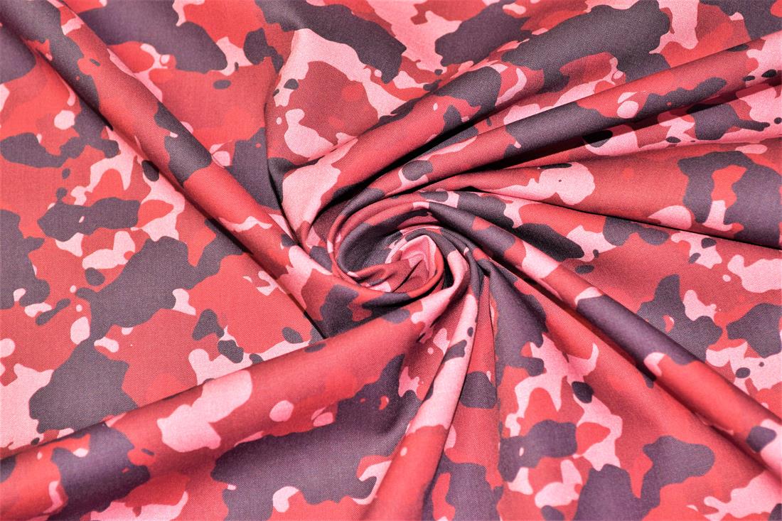 Colourful Camouflage Camo Printed 100% Cotton 140Cm Wide Fabric