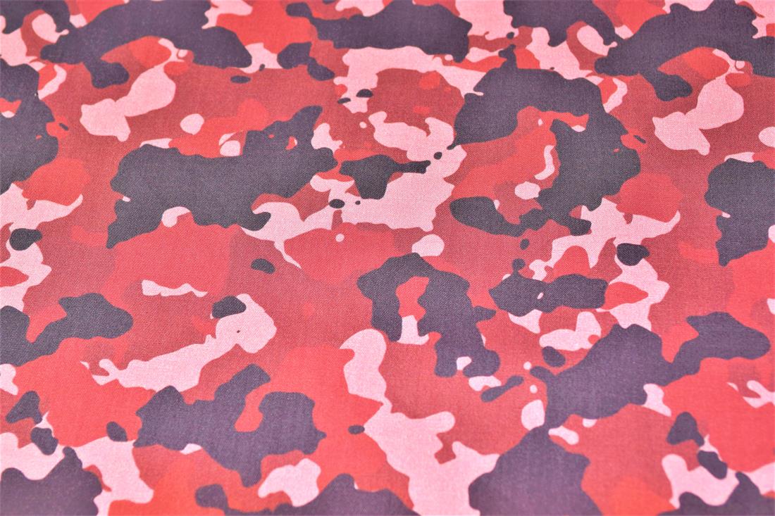 Colourful Camouflage Camo Printed 100% Cotton 140Cm Wide Fabric