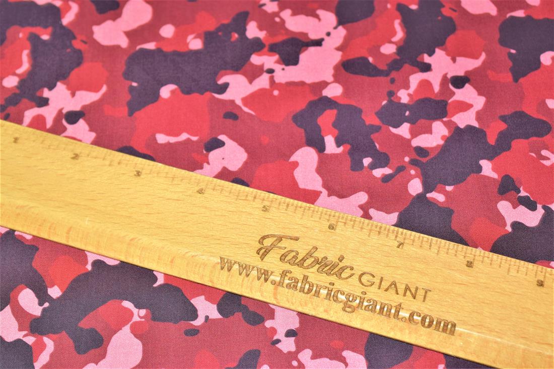 Colourful Camouflage Camo Printed 100% Cotton 140Cm Wide Fabric