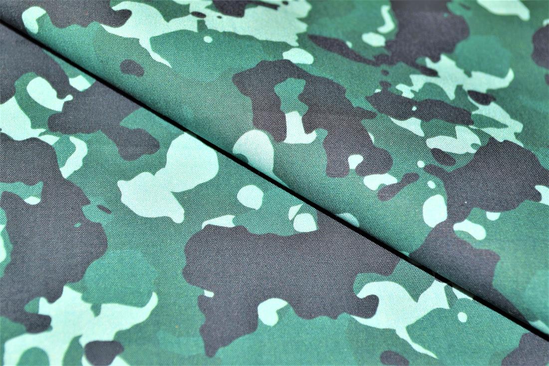 Colourful Camouflage Camo Printed 100% Cotton 140Cm Wide Fabric