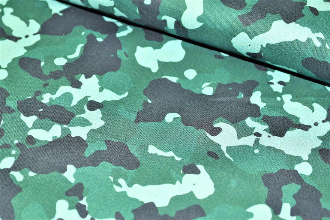 Colourful Camouflage Camo Printed 100% Cotton 140Cm Wide Fabric
