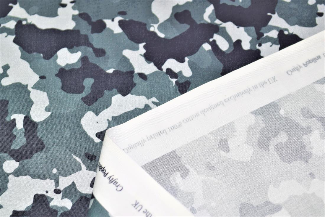 Colourful Camouflage Camo Printed 100% Cotton 140Cm Wide Fabric