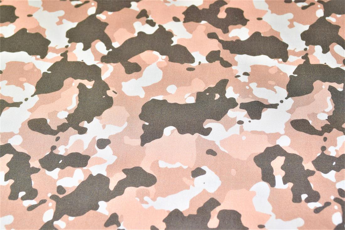 Colourful Camouflage Camo Printed 100% Cotton 140Cm Wide Fabric