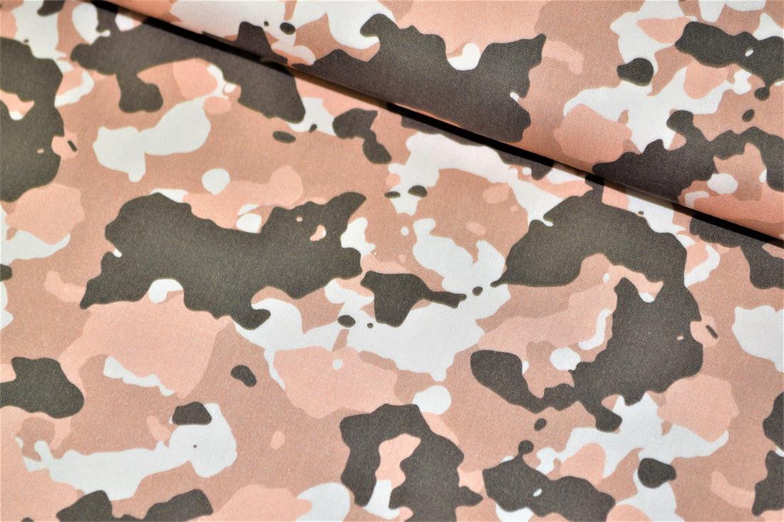 Colourful Camouflage Camo Printed 100% Cotton 140Cm Wide Fabric
