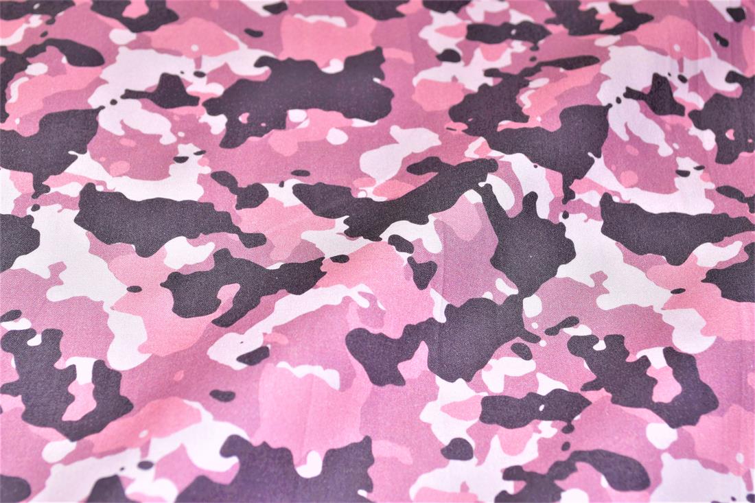 Colourful Camouflage Camo Printed 100% Cotton 140Cm Wide Fabric