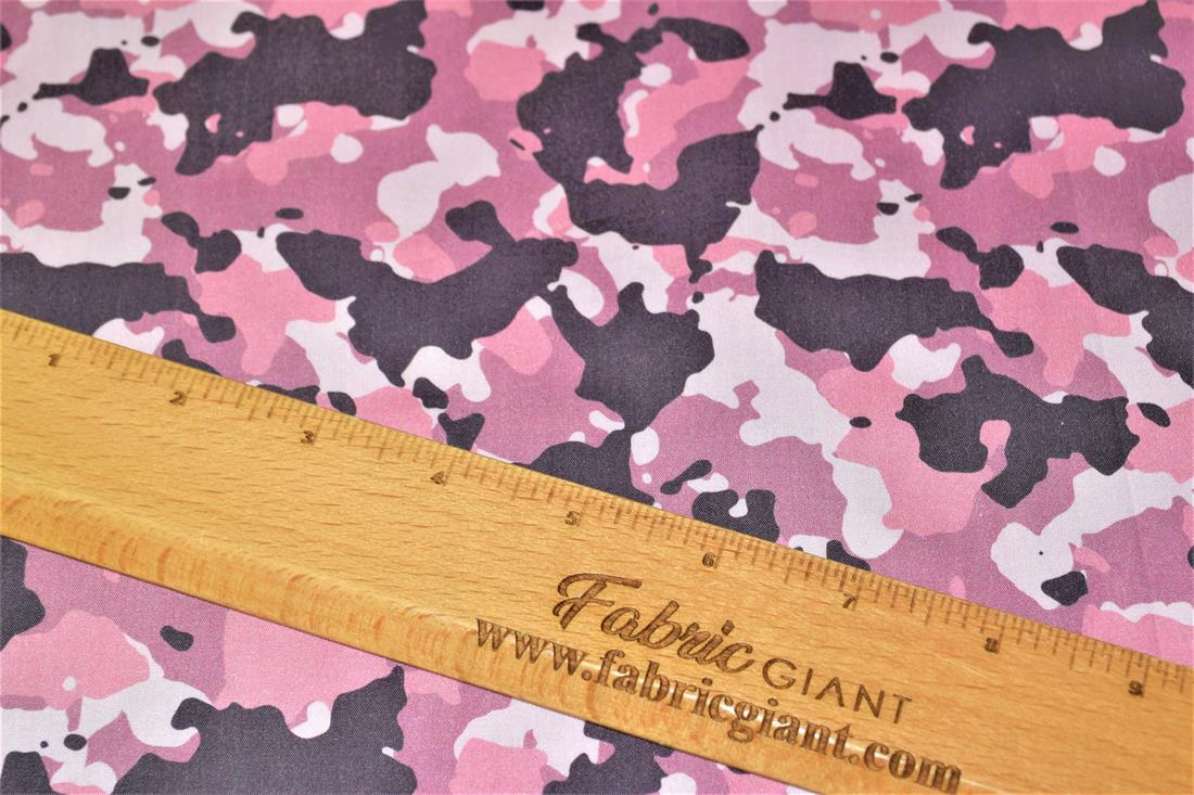 Colourful Camouflage Camo Printed 100% Cotton 140Cm Wide Fabric