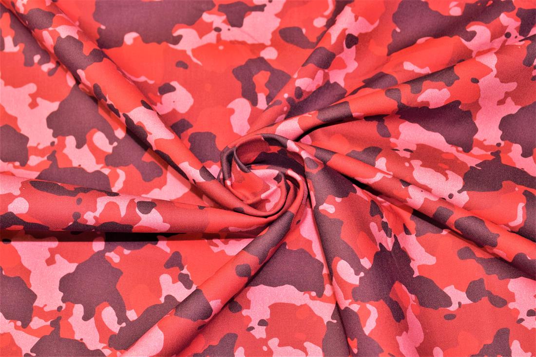 Colourful Camouflage Camo Printed 100% Cotton 140Cm Wide Fabric