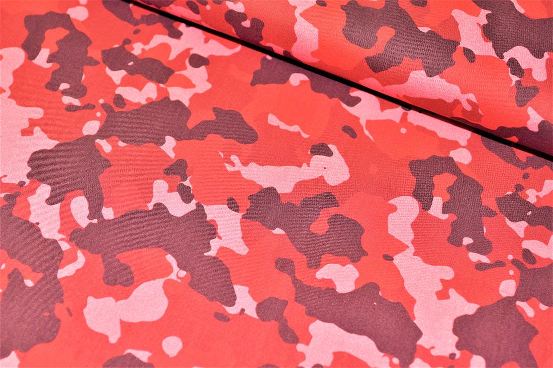 Colourful Camouflage Camo Printed 100% Cotton 140Cm Wide Fabric