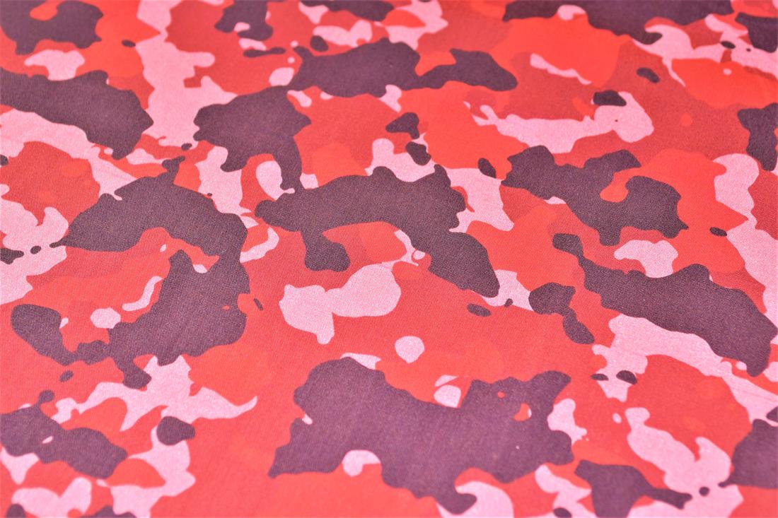 Colourful Camouflage Camo Printed 100% Cotton 140Cm Wide Fabric