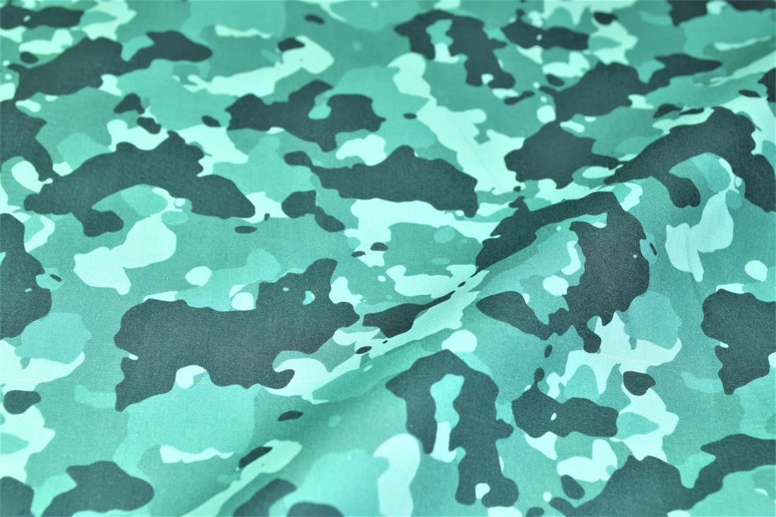 Colourful Camouflage Camo Printed 100% Cotton 140Cm Wide Fabric