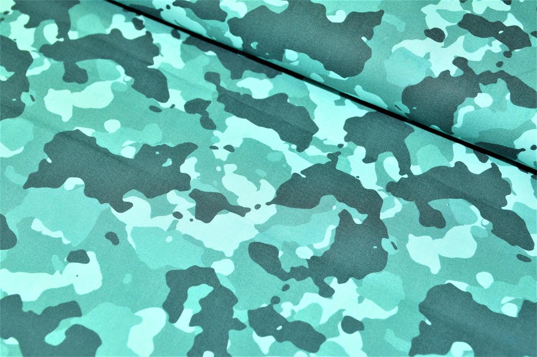Colourful Camouflage Camo Printed 100% Cotton 140Cm Wide Fabric