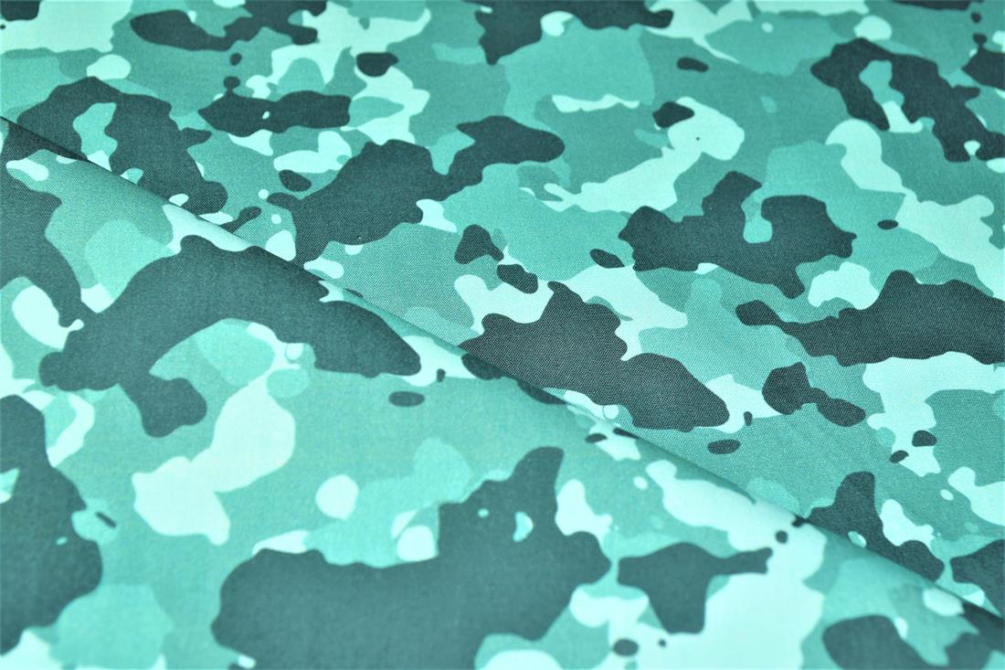 Colourful Camouflage Camo Printed 100% Cotton 140Cm Wide Fabric