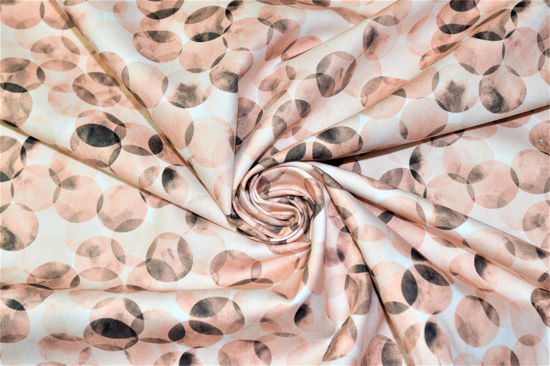 Bokeh Dot Printed 100% Cotton Fabric
