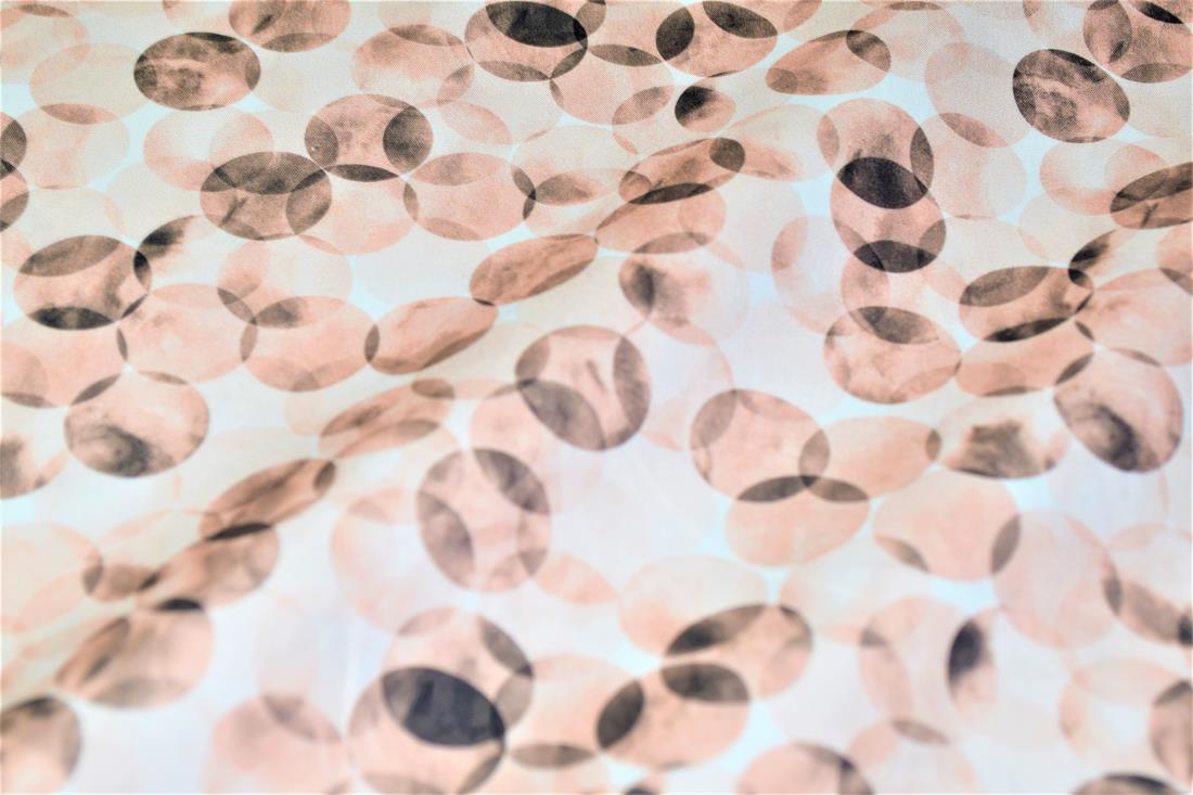Bokeh Dot Printed 100% Cotton Fabric